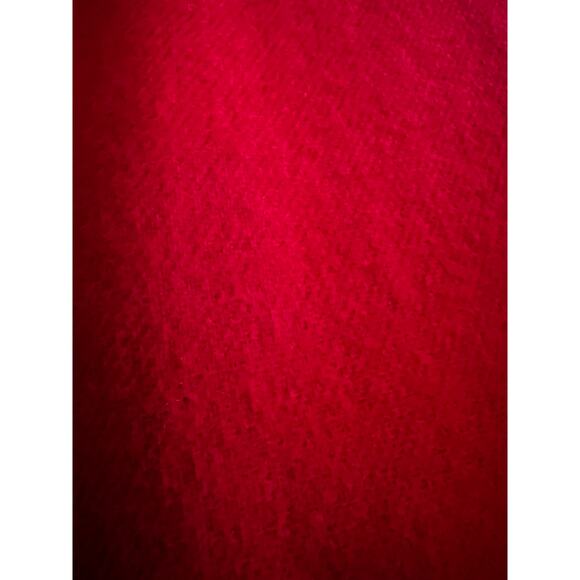 Vintage Requirements red wool maxi skirt a-line academia preppy Holiday party 14 - Picture 11 of 12